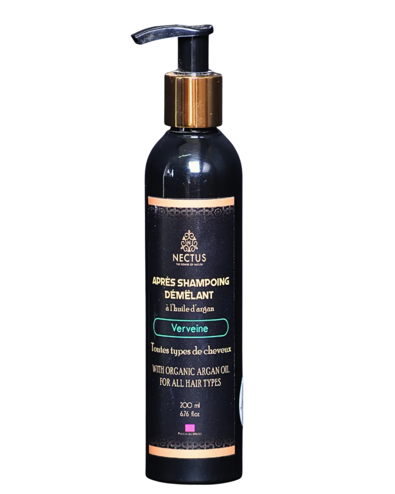 Après-Shampoing Démêlant à l’Huile d’Argan – Verveine