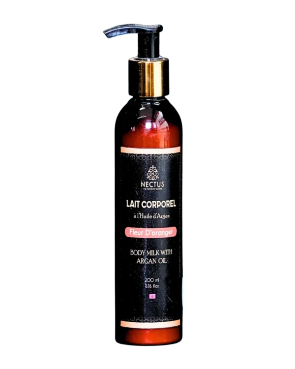 Lait Corporel à l’Huile d’Argan – Fleur d’Oranger