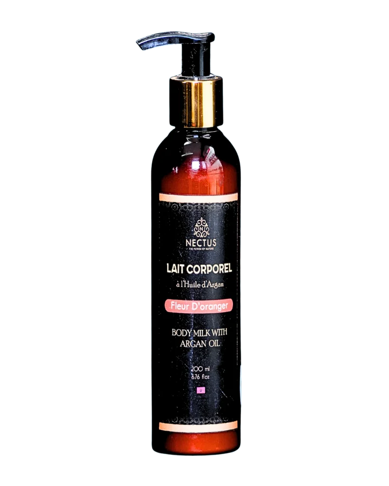 Lait Corporel à l’Huile d’Argan – Fleur d’Oranger